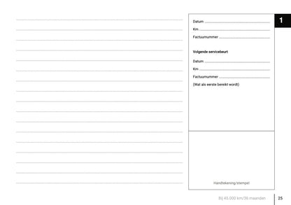 Onderhoudsboekje voor Skoda Roomster 2006 - 2015