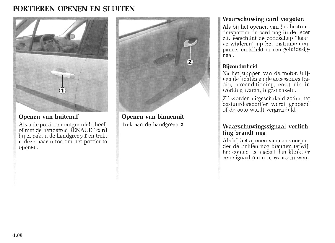 2003-2006 Renault Scenic Gebruikershandleiding | Nederlands