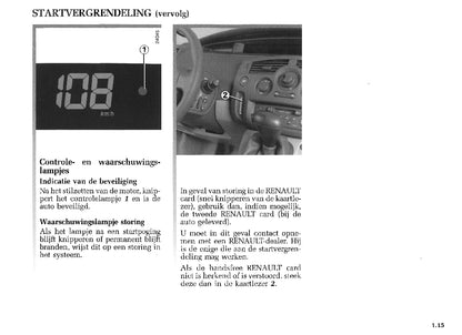 2003-2004 Renault Scénic Bedienungsanleitung | Niederländisch