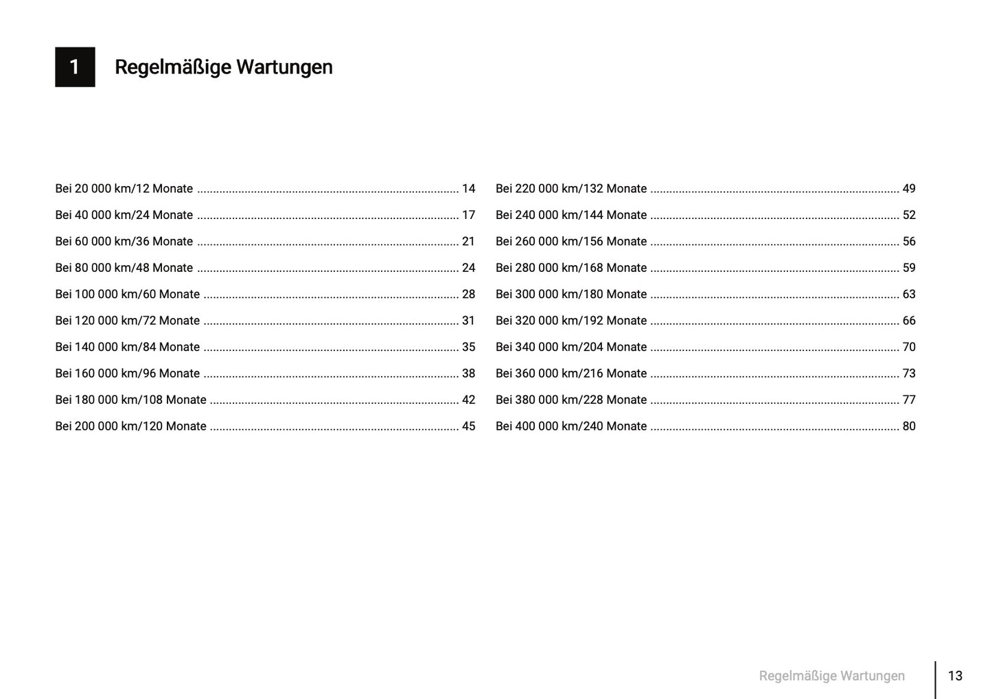 Serviceheft Mazda 3 2014 - 2021