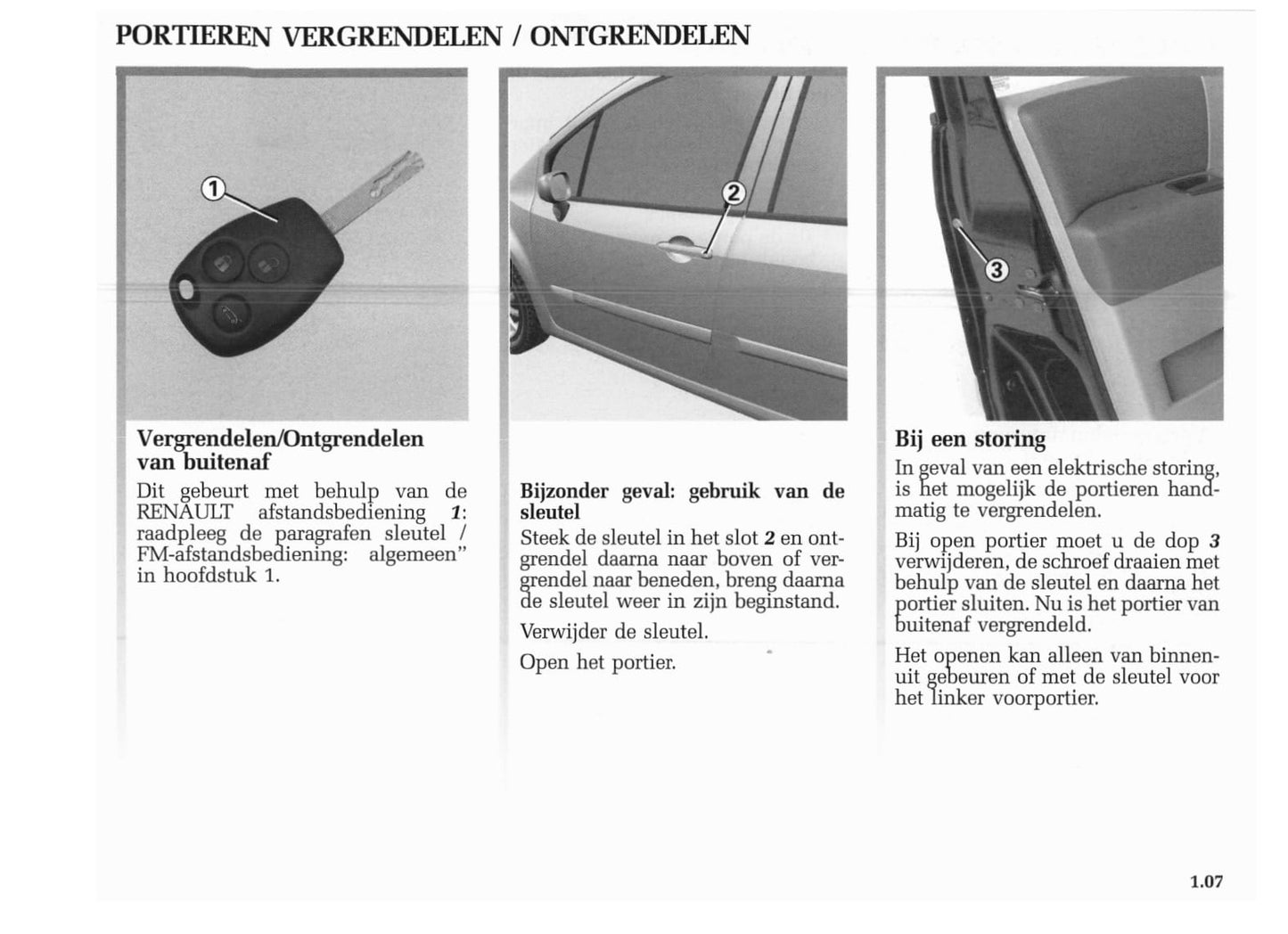 2004-2005 Renault Modus Gebruikershandleiding | Nederlands