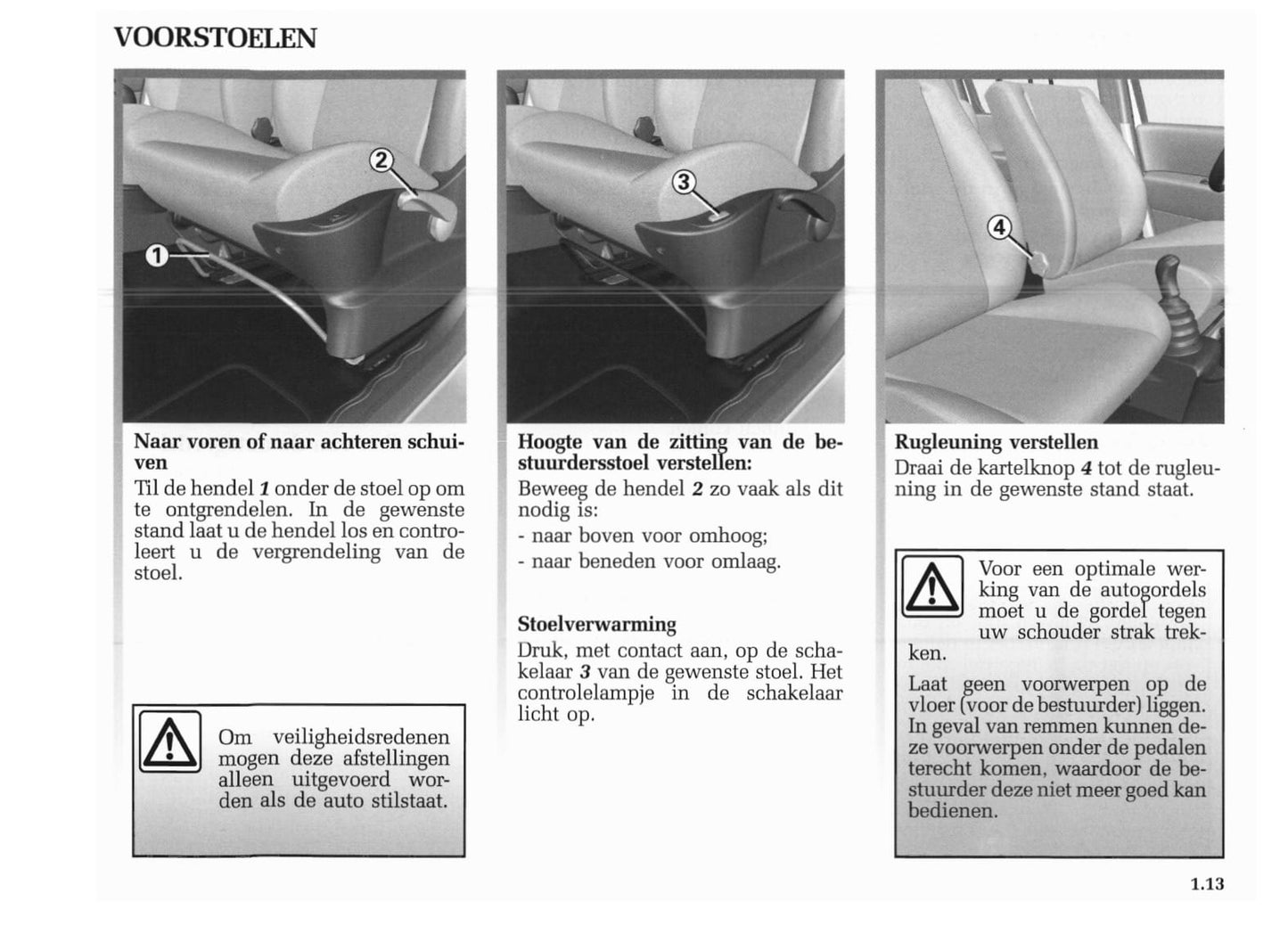 2004-2005 Renault Modus Gebruikershandleiding | Nederlands