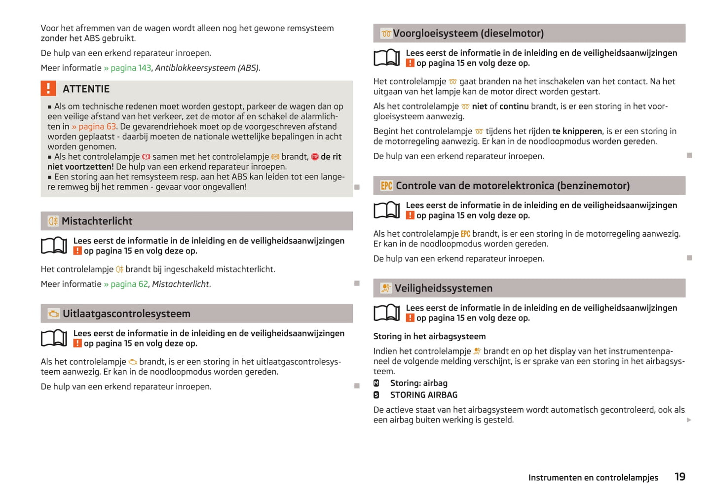 2013-2014 Skoda Octavia Gebruikershandleiding | Nederlands