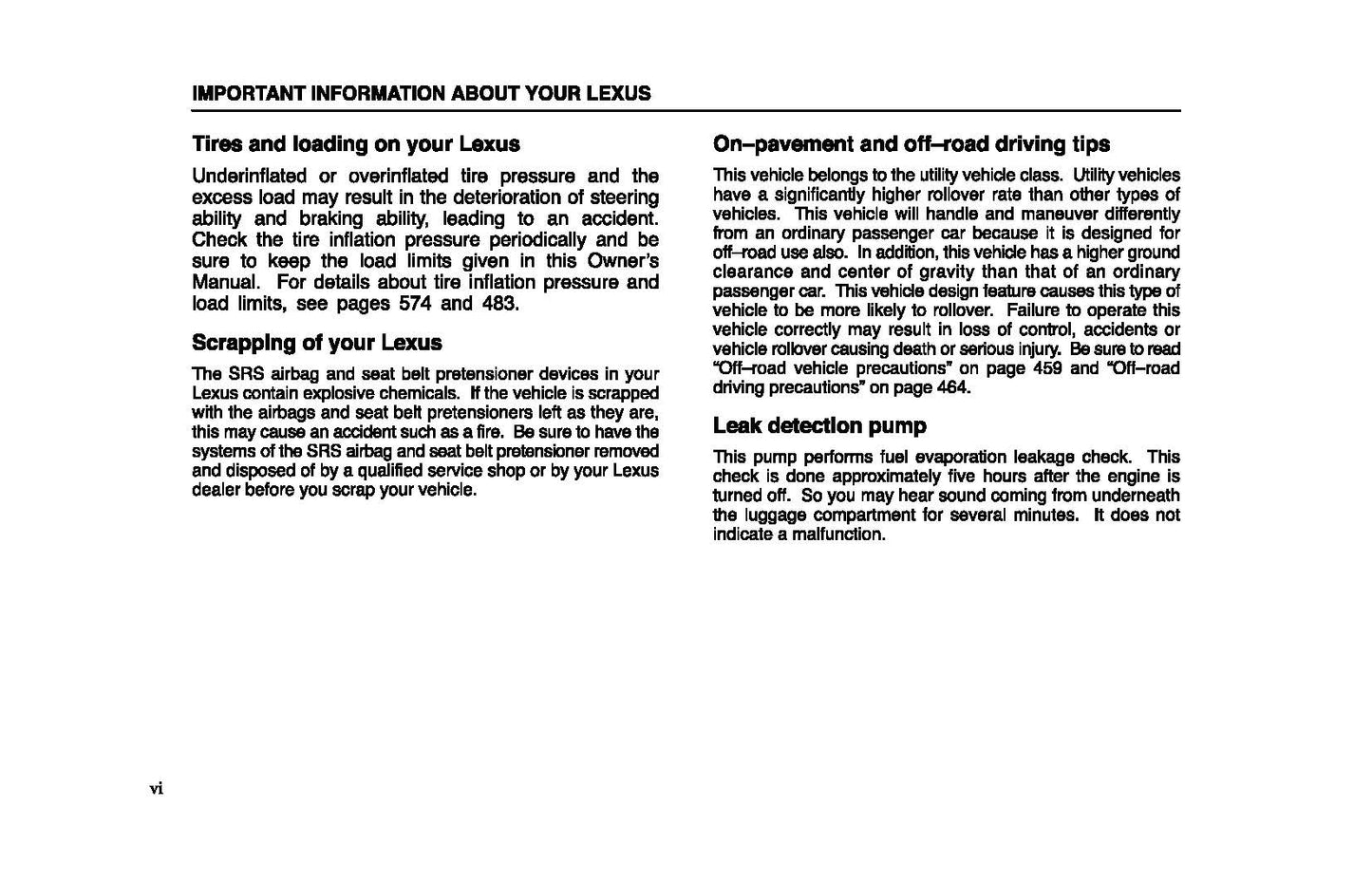 2005 Lexus GX 470 Owner's Manual | English