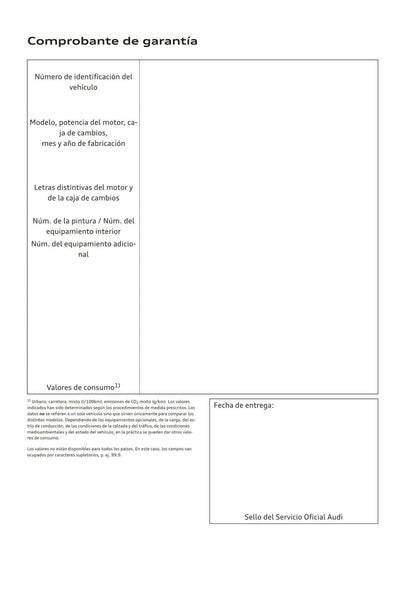 2017-2020 Audi A5/A5 Cabriolet/A5 Coupé/A5 Sportback/A5 Sportback g-tron Owner's Manual | Spanish