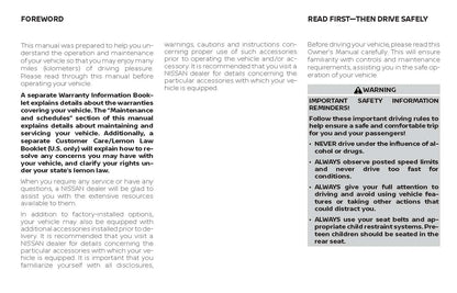 2019 Nissan Rogue Manuel du propriétaire | Anglais