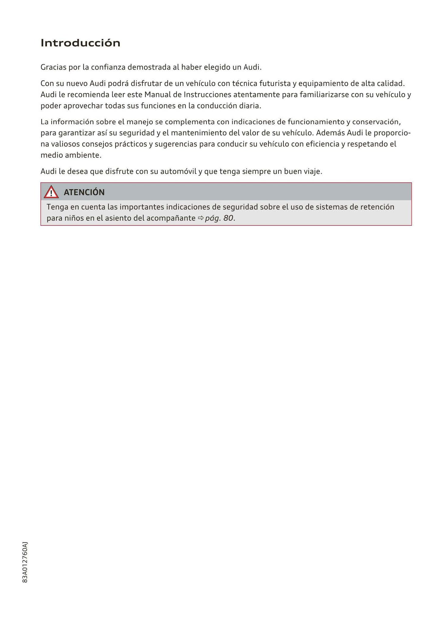 2018-2023 Audi Q3/Q3 Sportback/RS Q3/RS Q3 Sportback Owner's Manual | Spanish