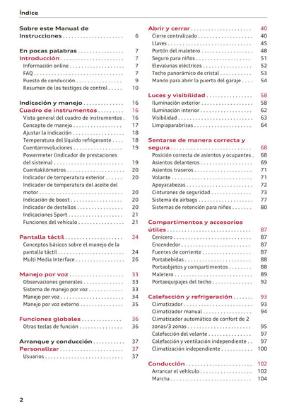 2018-2023 Audi Q3/Q3 Sportback/RS Q3/RS Q3 Sportback Owner's Manual | Spanish