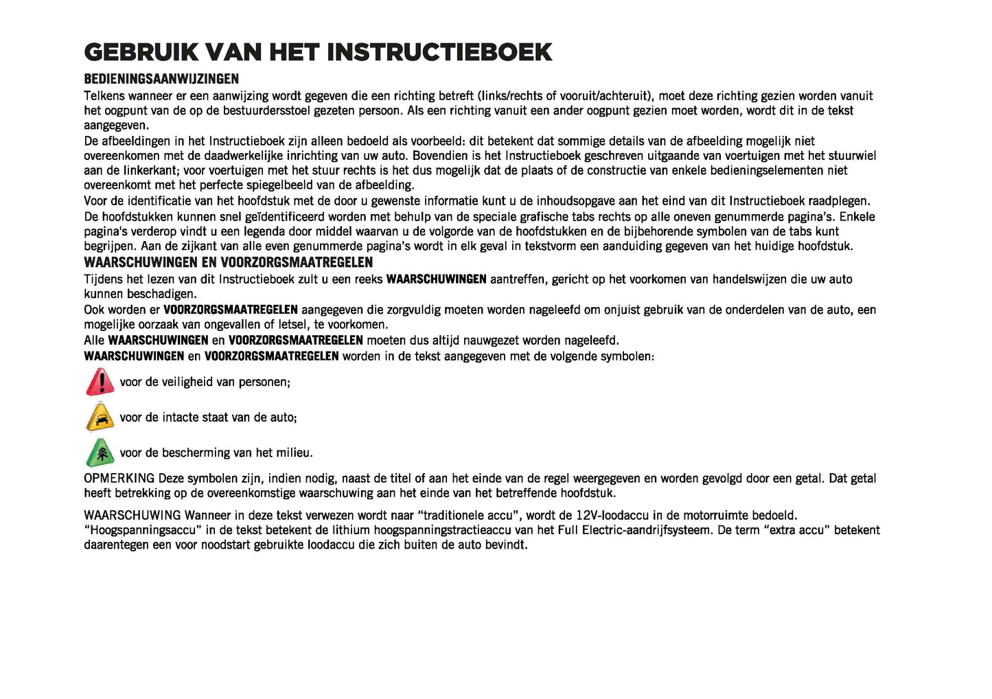 2023-2024 Jeep Avenger Gebruikershandleiding | Nederlands