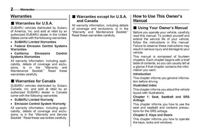 2022 Subaru BRZ Manuel du propriétaire | Anglais