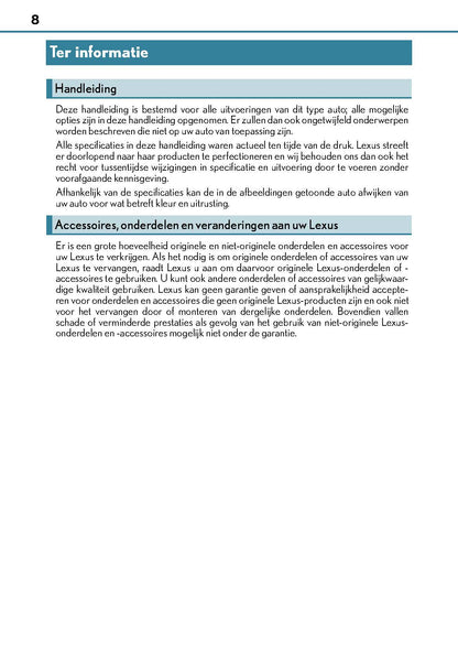2017-2018 Lexus GS 300/GS 350/GS F Gebruikershandleiding | Nederlands
