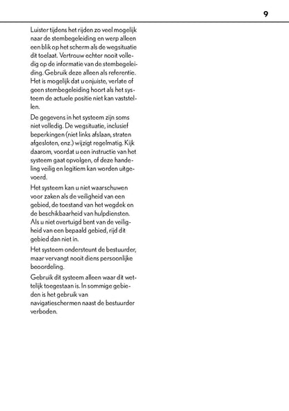 Lexus RC 300h Navigatie Systeem Handleiding 2015 - 2018