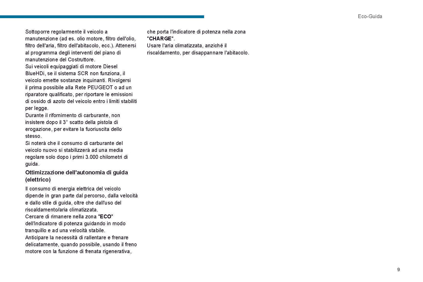 2021-2023 Peugeot 208/e-208 Manuel du propriétaire | Italien