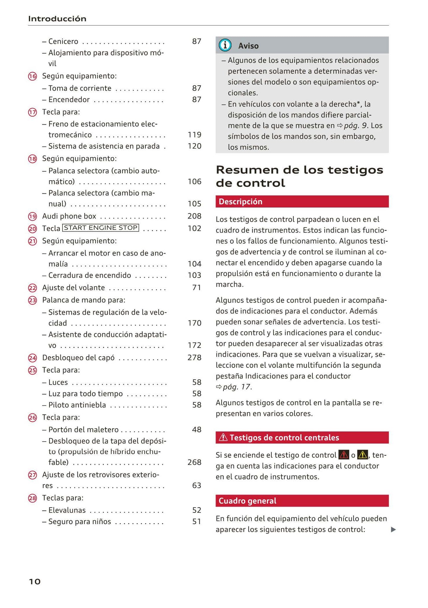 2018-2023 Audi Q3/Q3 Sportback/RS Q3/RS Q3 Sportback Owner's Manual | Spanish