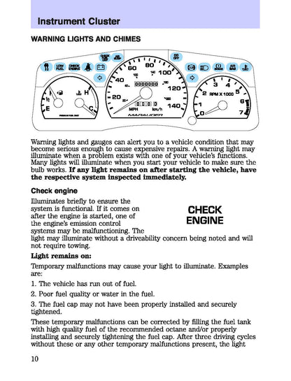 2003 Mercury Marauder Owner's Manual | English