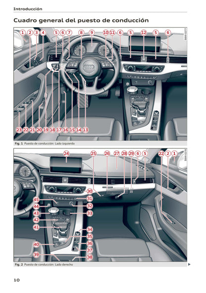 2017-2020 Audi A5/A5 Cabriolet/A5 Coupé/A5 Sportback/A5 Sportback g-tron Owner's Manual | Spanish