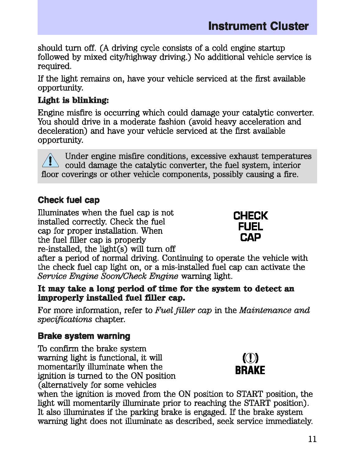 2003 Mercury Marauder Owner's Manual | English