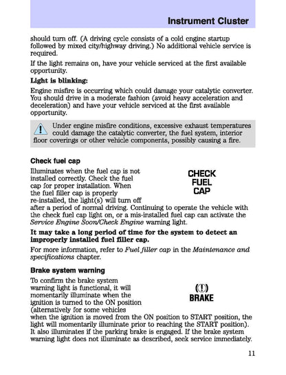 2003 Mercury Marauder Owner's Manual | English