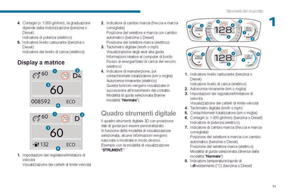2021-2023 Peugeot 208/e-208 Manuel du propriétaire | Italien