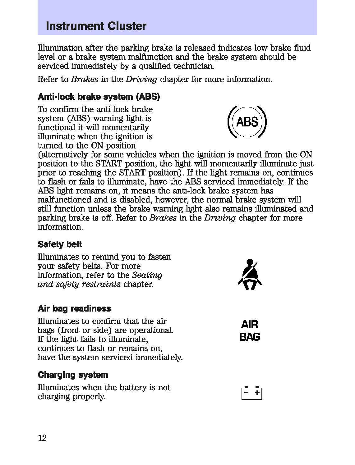 2003 Mercury Marauder Owner's Manual | English