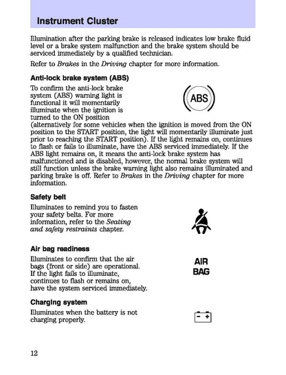 2003 Mercury Marauder Owner's Manual | English