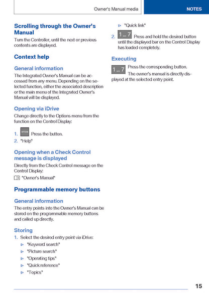 2021 BMW X3 M Bedienungsanleitung | Englisch