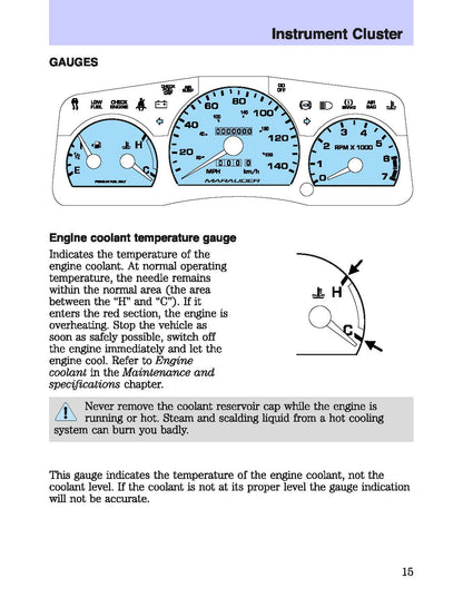 2003 Mercury Marauder Owner's Manual | English