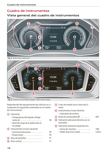 2018-2023 Audi Q3/Q3 Sportback/RS Q3/RS Q3 Sportback Owner's Manual | Spanish