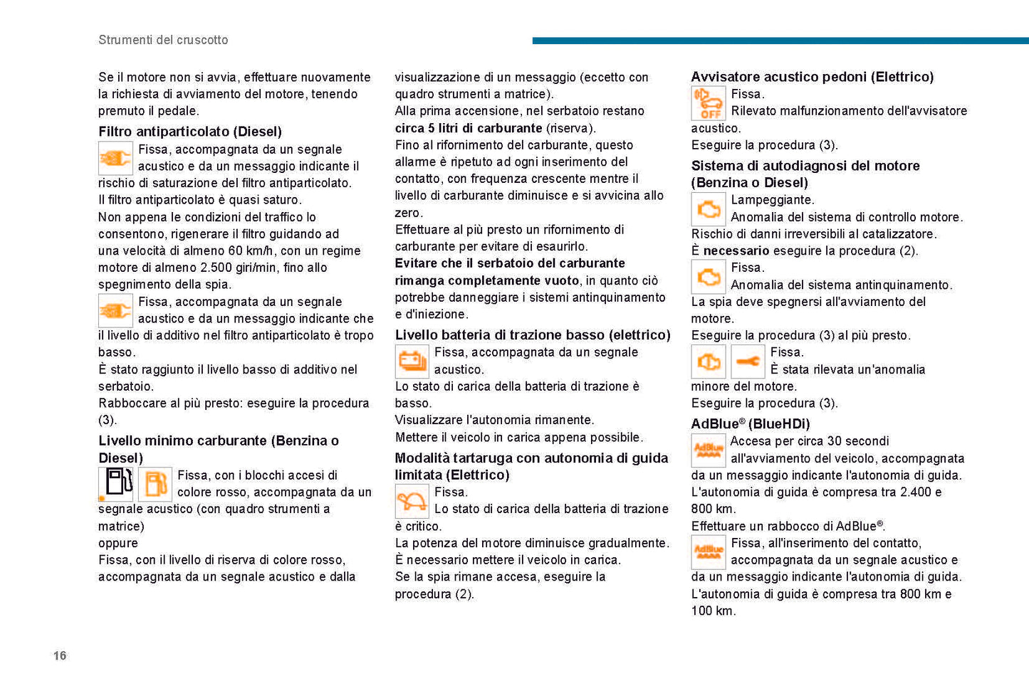 2021-2023 Peugeot 208/e-208 Manuel du propriétaire | Italien