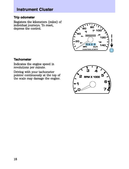 2003 Mercury Marauder Owner's Manual | English