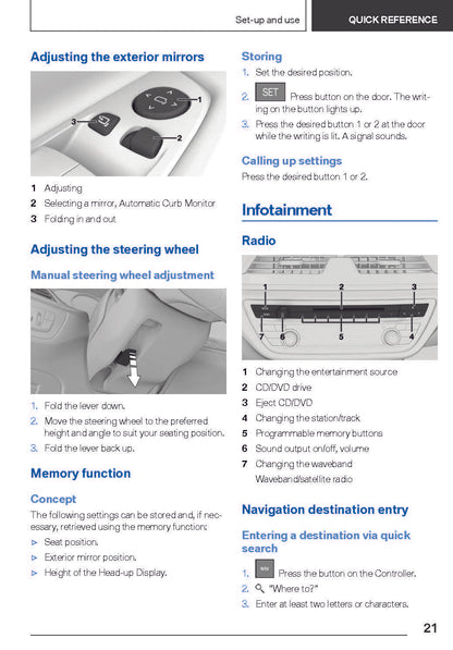 2021 BMW X3 M Bedienungsanleitung | Englisch