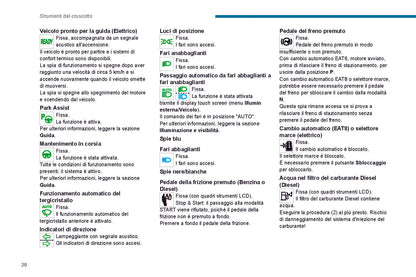 2021-2023 Peugeot 208/e-208 Manuel du propriétaire | Italien