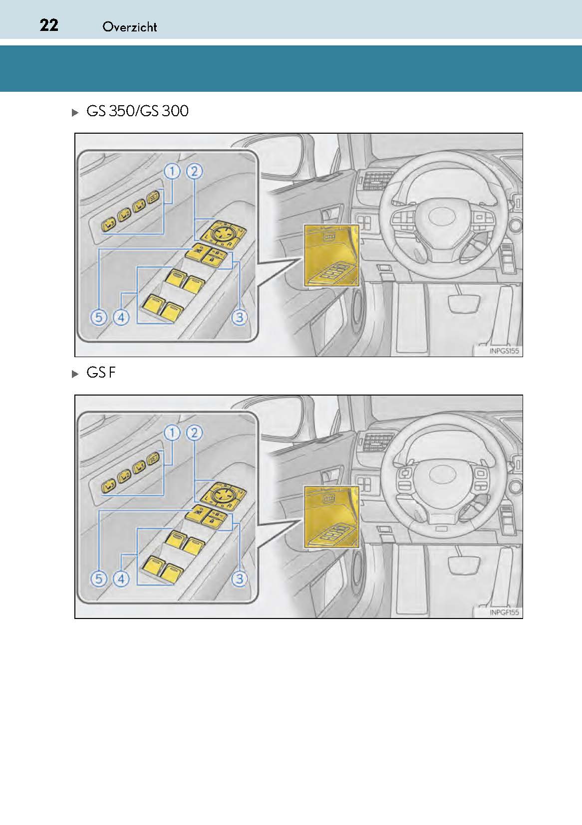 2017-2018 Lexus GS 300/GS 350/GS F Gebruikershandleiding | Nederlands