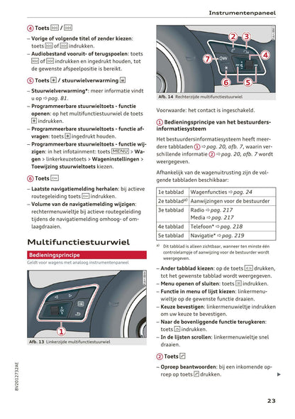 2017-2018 Audi A3 Gebruikershandleiding | Nederlands