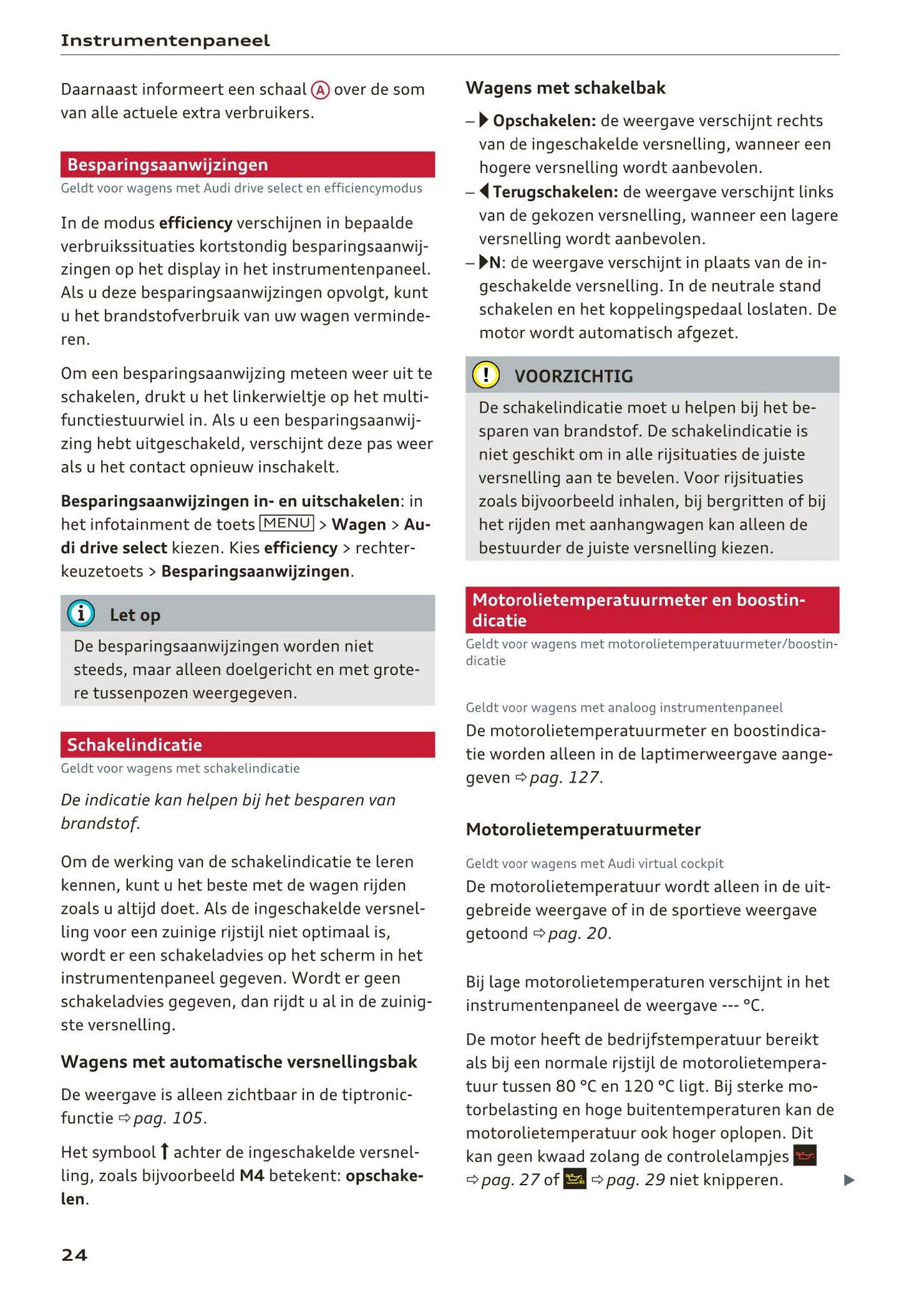 2018-2019 Audi A4 Gebruikershandleiding | Nederlands