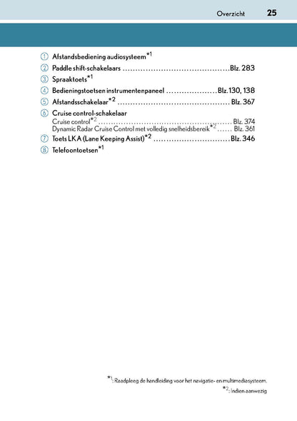 2017-2018 Lexus GS 300/GS 350/GS F Gebruikershandleiding | Nederlands