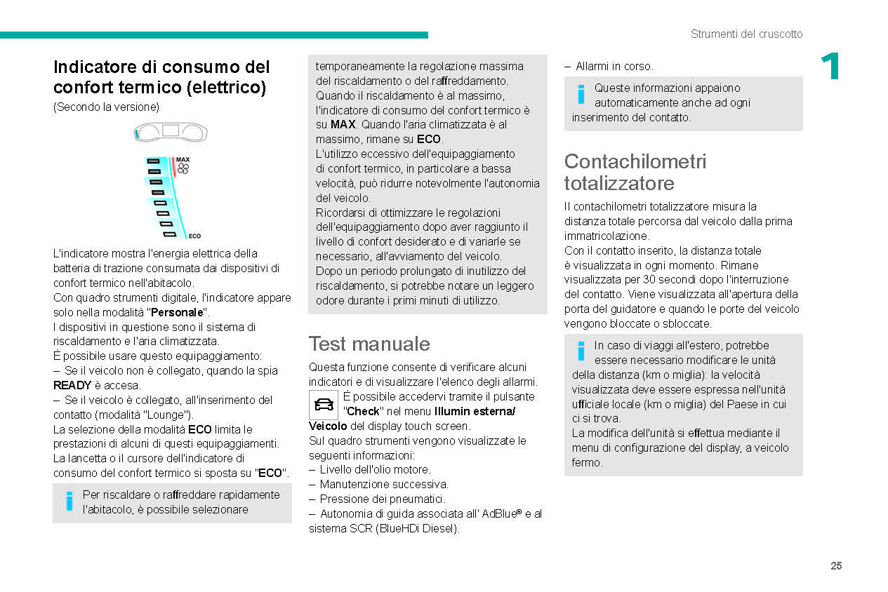 2021-2023 Peugeot 208/e-208 Manuel du propriétaire | Italien