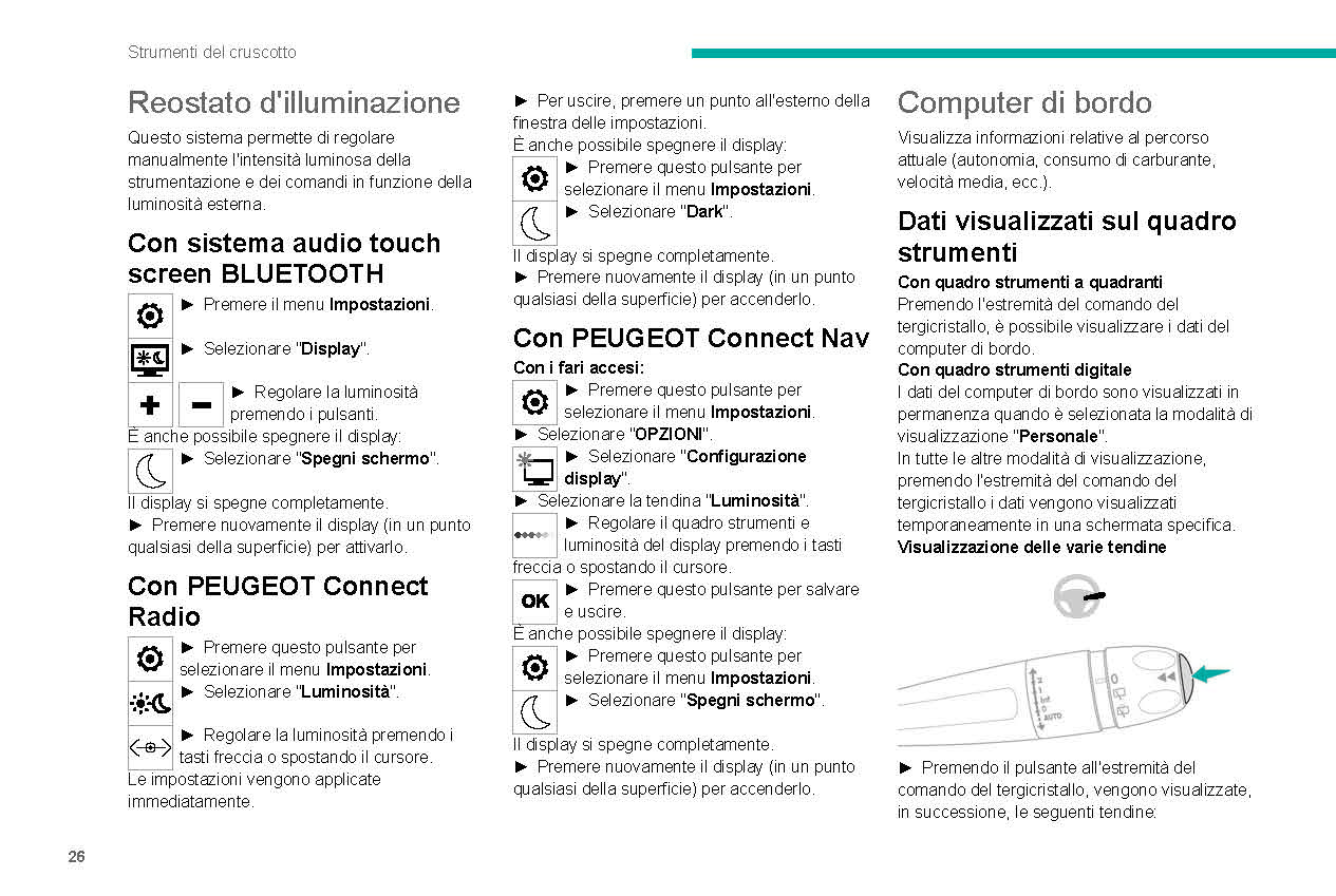 2021-2023 Peugeot 208/e-208 Manuel du propriétaire | Italien