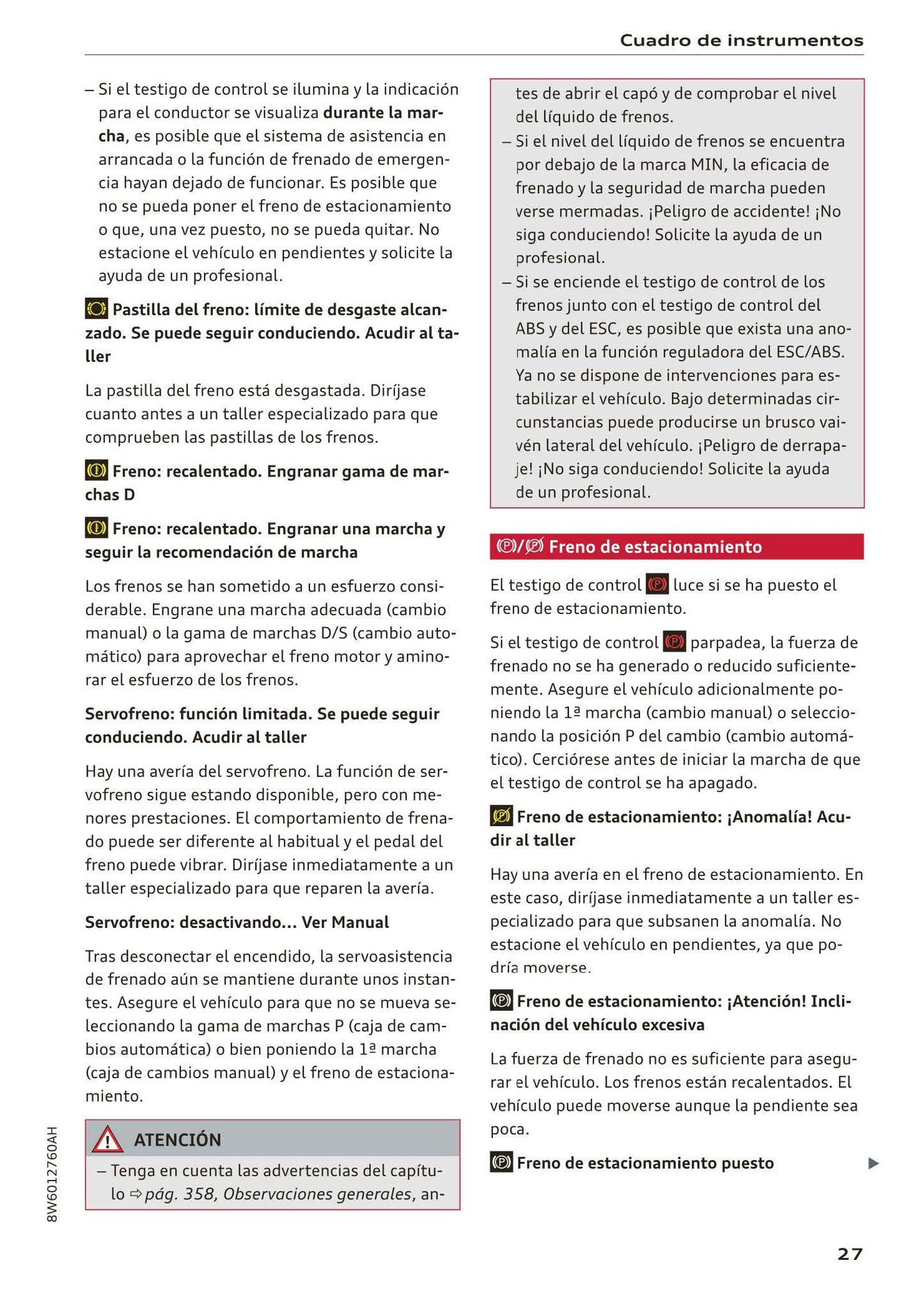 2017-2020 Audi A5/A5 Cabriolet/A5 Coupé/A5 Sportback/A5 Sportback g-tron Owner's Manual | Spanish