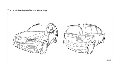 2018 Subaru Forester Manuel du propriétaire | Anglais