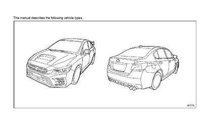2021 Subaru WRX Gebruikershandleiding | Engels