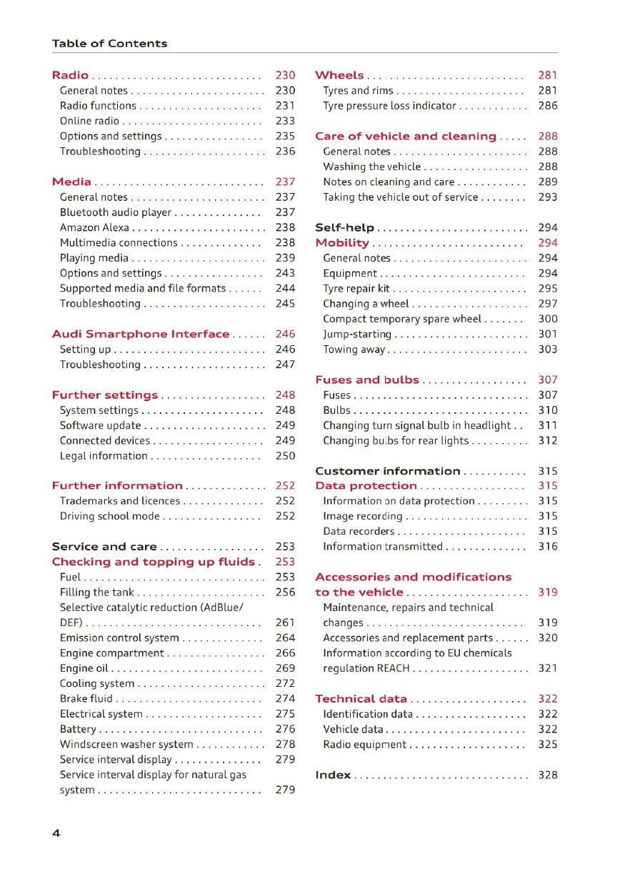 2020-2023 Audi A3 Gebruikershandleiding | Engels