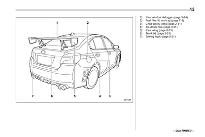 2018 Subaru WRX Owner's Manual | English