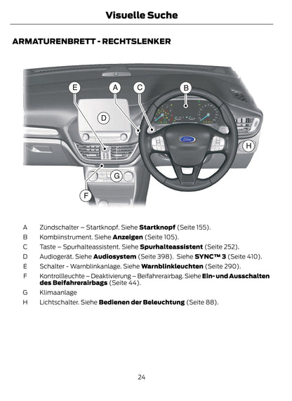 2021 Ford Fiesta/Fiesta Hybrid Owner's Manual | German